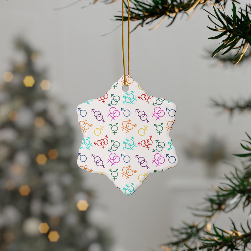 Come As You Are Ceramic Ornament | Queer Art