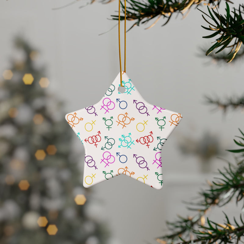 Come As You Are Ceramic Ornament | Queer Art