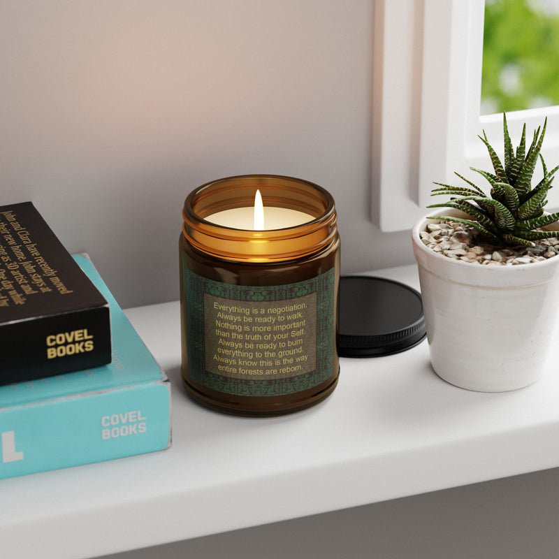 Everything Is A Negotiation Soy Candle | Black Queer Home Decor