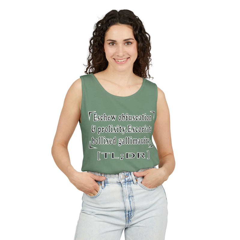 [TL;DR] Tank Top | Black Queer Affirmation