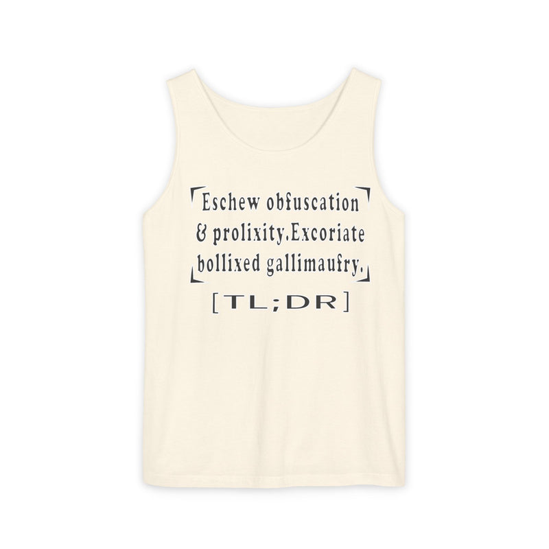 [TL;DR] Tank Top | Black Queer Affirmation