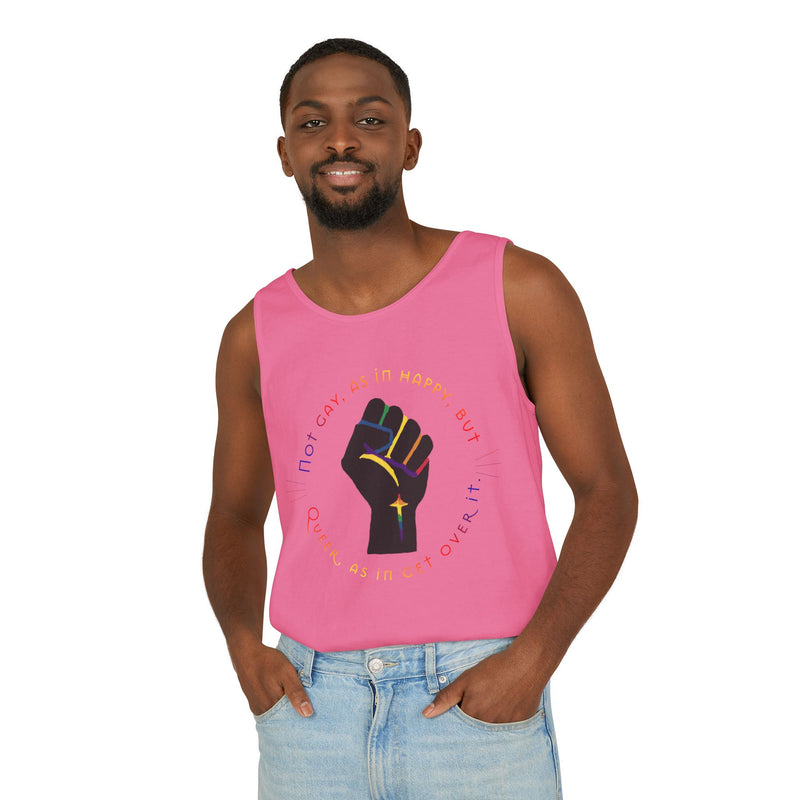 Get Used To It Tank Top | Queer Pride Apparel