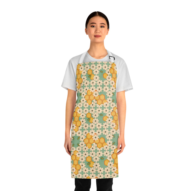 Success's Sweet Sting  — Yellow Daisies Kitchen Apron