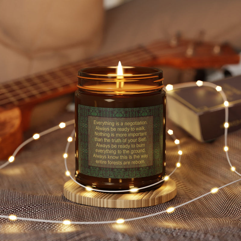 Everything Is A Negotiation Soy Candle | Black Queer Home Decor