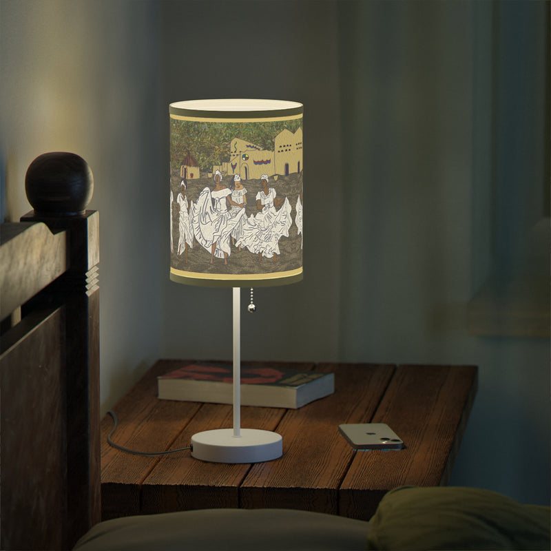 Celebration For Wombed Ones Lamp on a Stand | Black Queer Home Decor