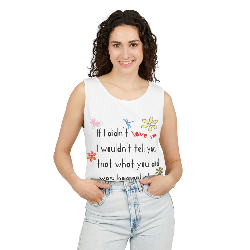 Love Wins (Anti-Homophobia) Tank Top | Queer Pride Apparel