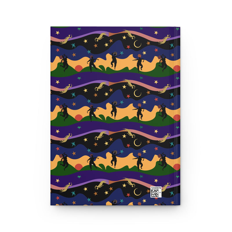 Autumn Dancers Hardcover Journal | Black Joy & Afrocentric Art