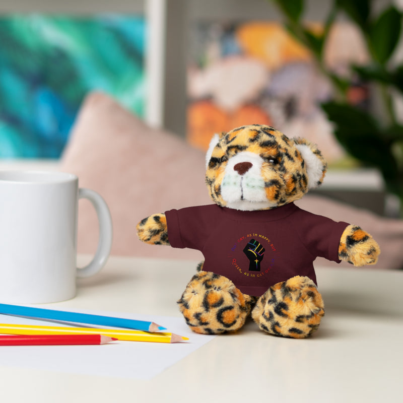 Get Used To It Stuffed Animal | Queer Pride Decor