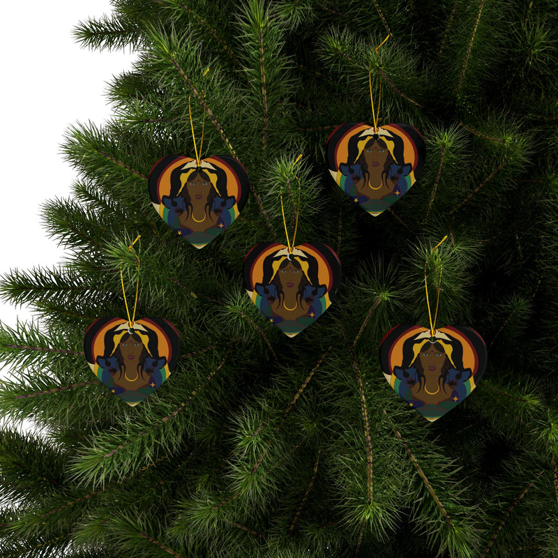 Spirit Mama Ceramic Ornaments | Black Queer Home Decor
