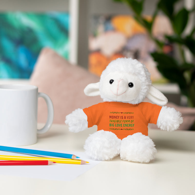 Money Is A Tangible Form Of Love Energy Stuffed Animal | Black Queer Affirmation