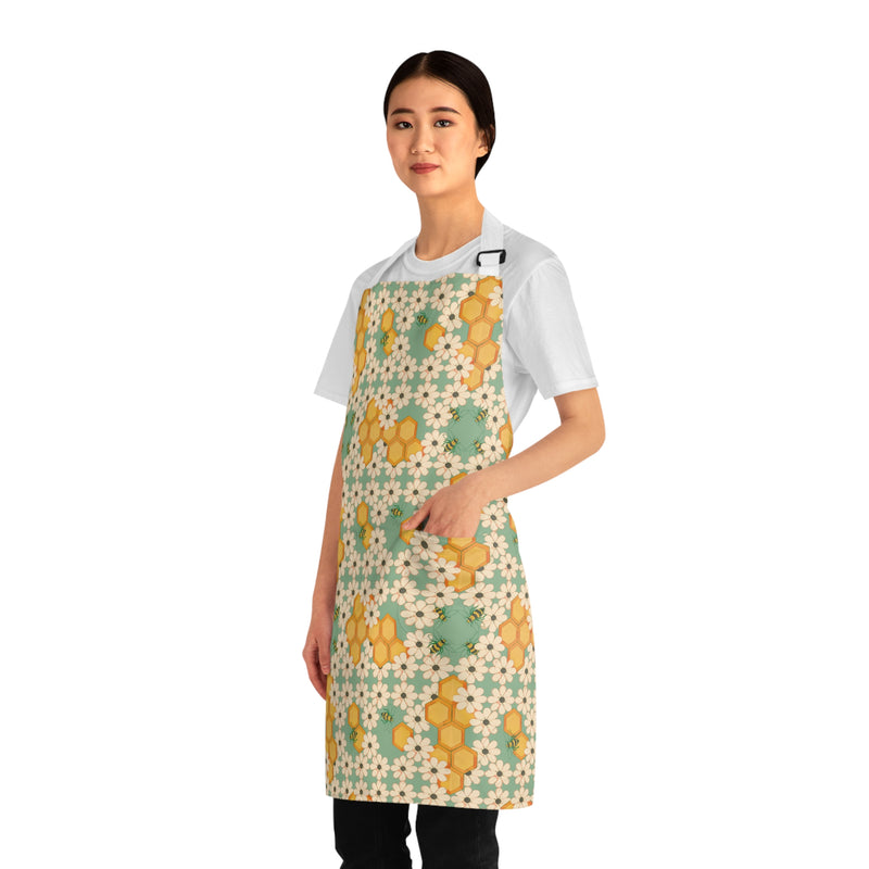 Success's Sweet Sting  — Yellow Daisies Kitchen Apron