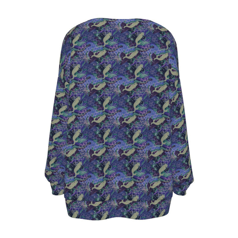 Space Whales & Snowflakes Cardigan