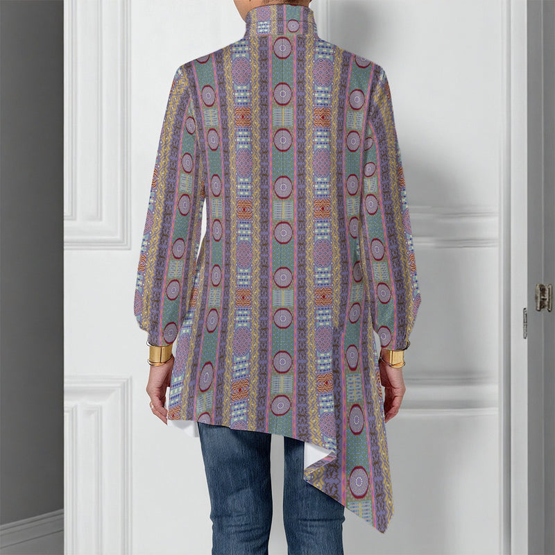 Jamii Asymmetrical Turtleneck Shirt