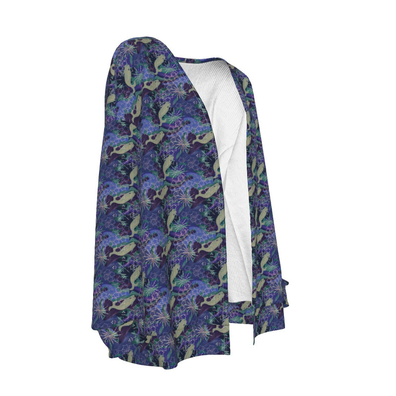 Space Whales & Snowflakes Cardigan