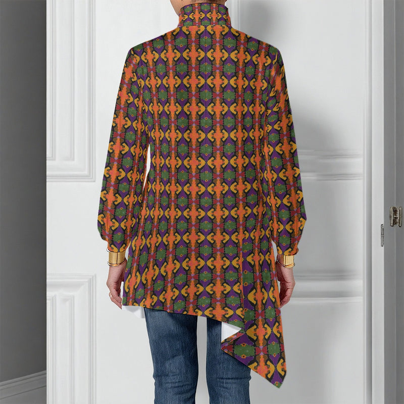 Celebrating Sistas Asymmetrical Turtleneck Shirt