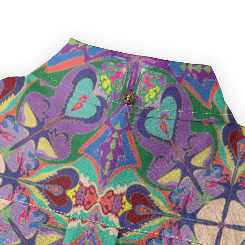 Immortal Life Of Pussyflowers Cotton Dress Shirt