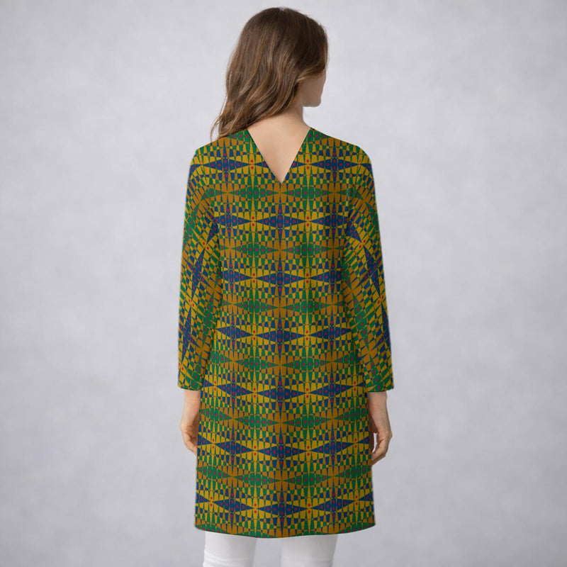 Pitti Pat To Market Mid‑Length Duster