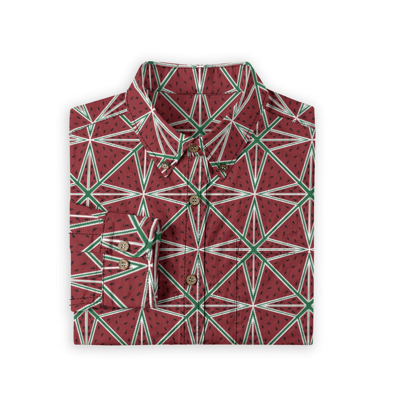 Break A Watermelon Cotton Dress Shirt