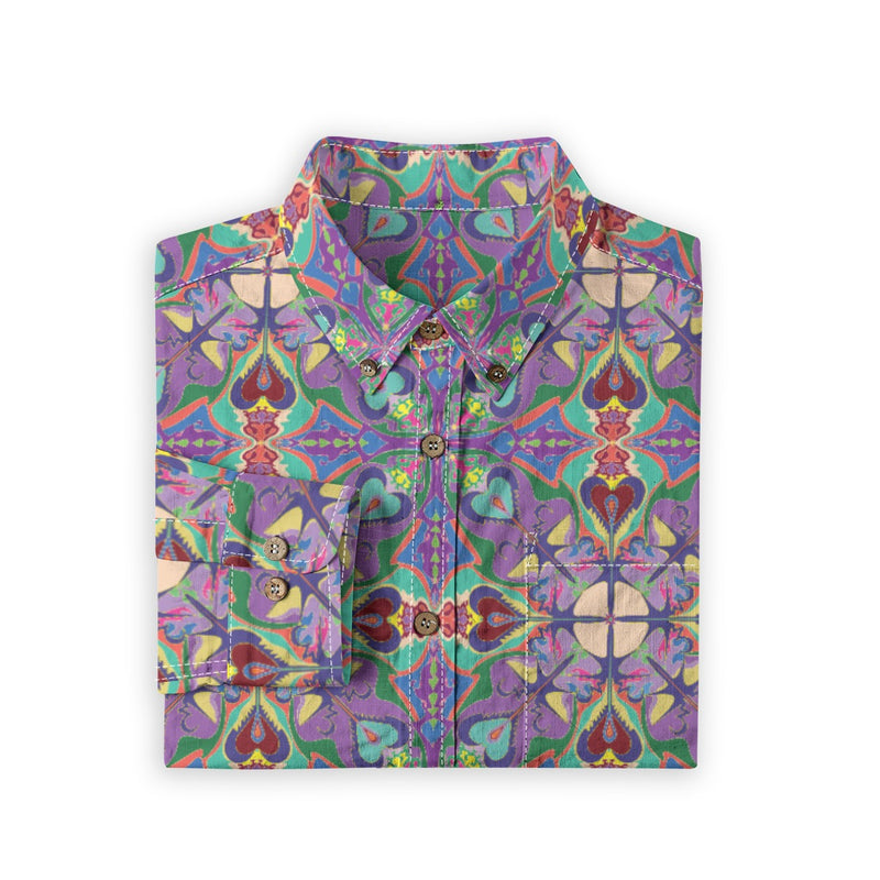 Immortal Life Of Pussyflowers Cotton Dress Shirt