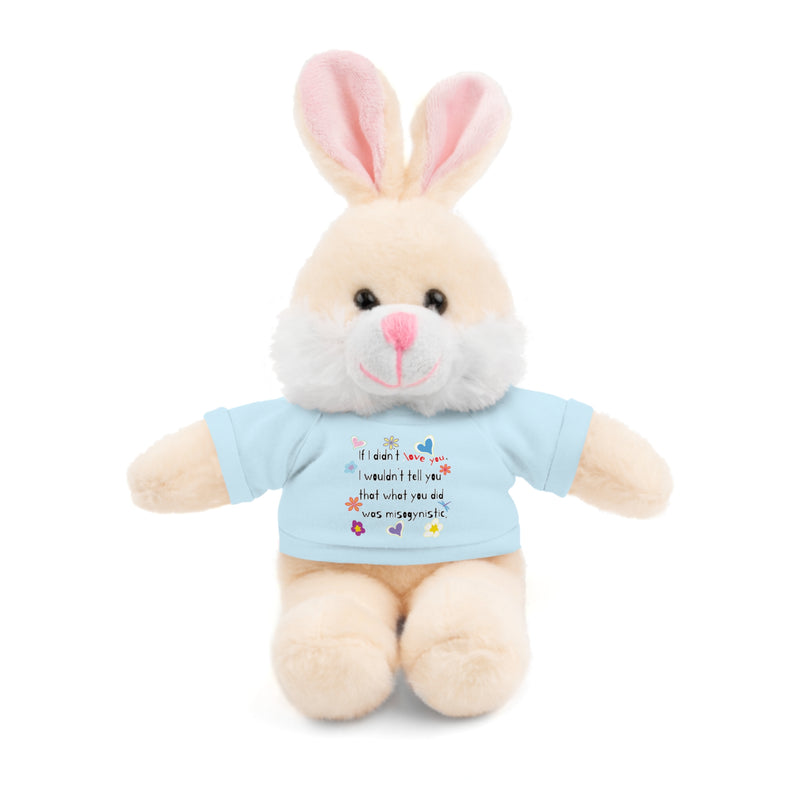 Love Wins (Anti-Misogyny) Stuffed Animal | Queer Affirming Gifts
