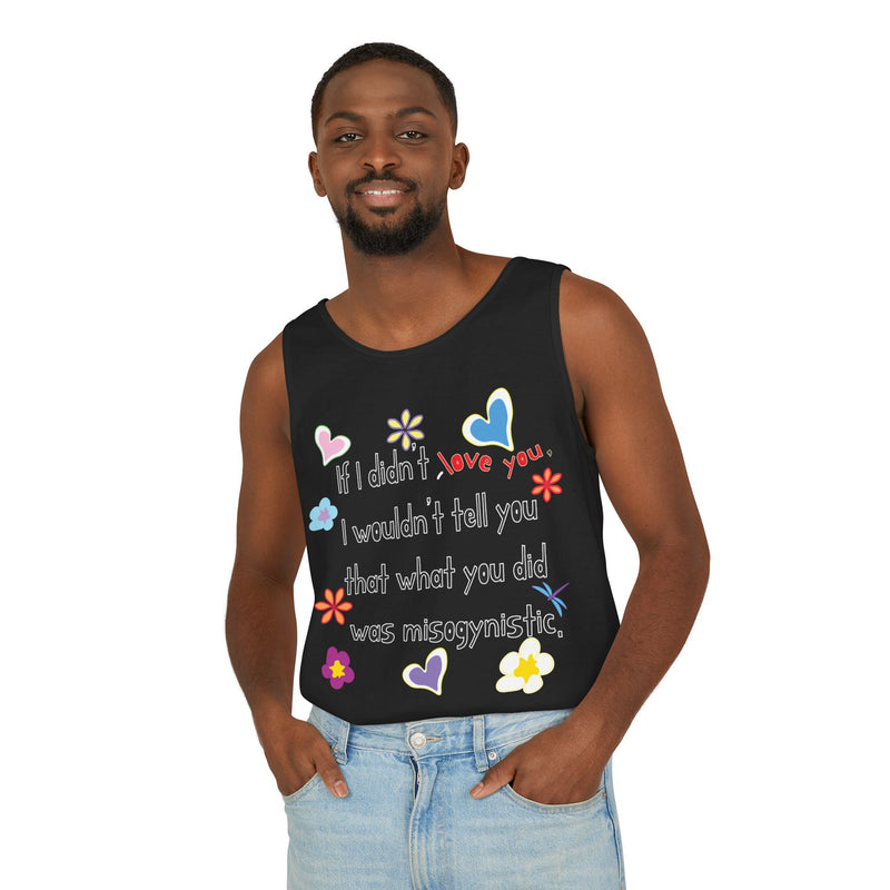 Love Wins (Anti-Misogyny) Tank Top | Black Queer Art