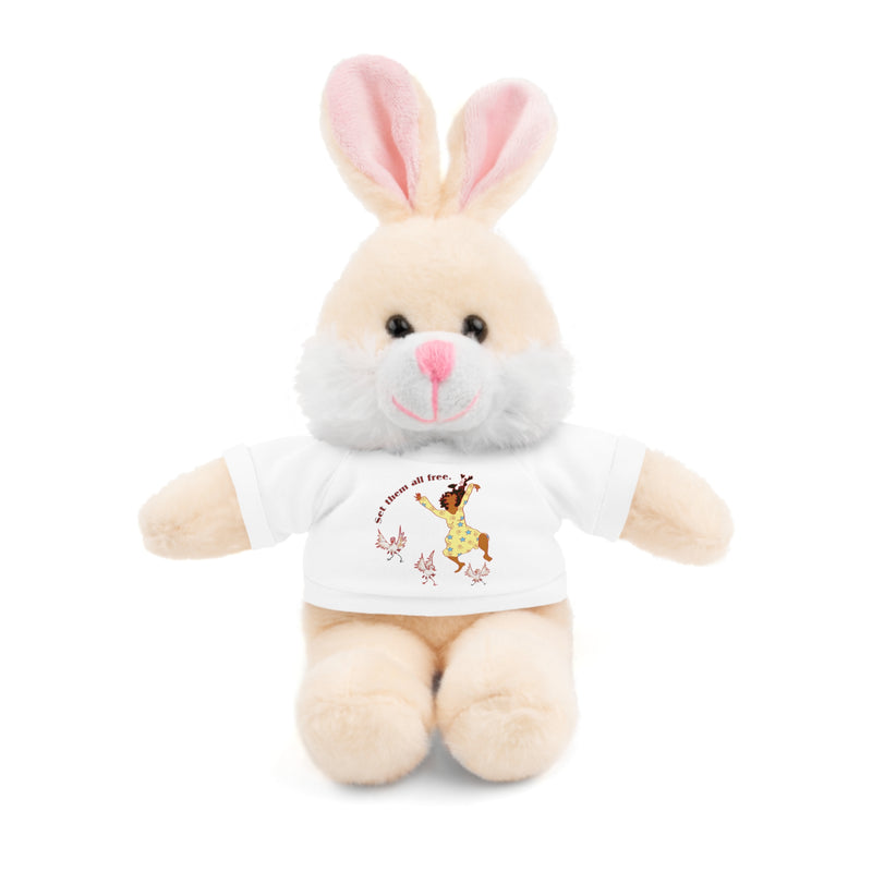 Set Em All Free Stuffed Animal | Black Liberation Decor