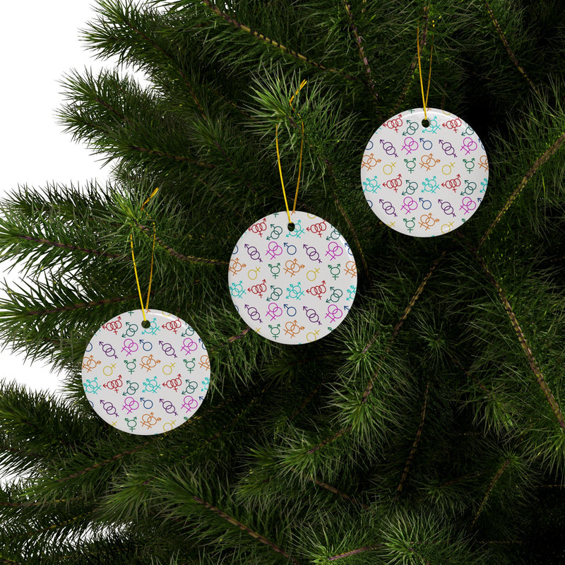 Come As You Are Ceramic Ornament | Queer Art
