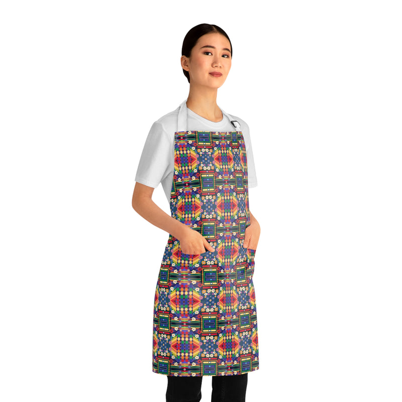 PoMo RetroAfroHomo Apron — Vibrant Queer Apron