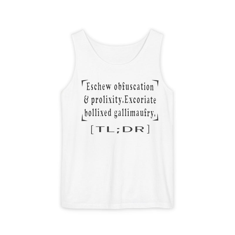 [TL;DR] Tank Top | Black Queer Affirmation