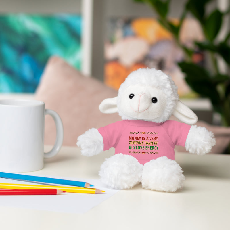 Money Is A Tangible Form Of Love Energy Stuffed Animal | Black Queer Affirmation