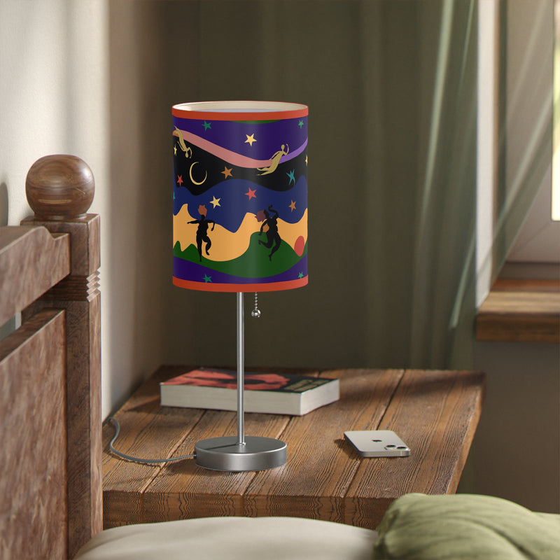 Autumn Dancers Table Lamp | Afrocentric Home Decor