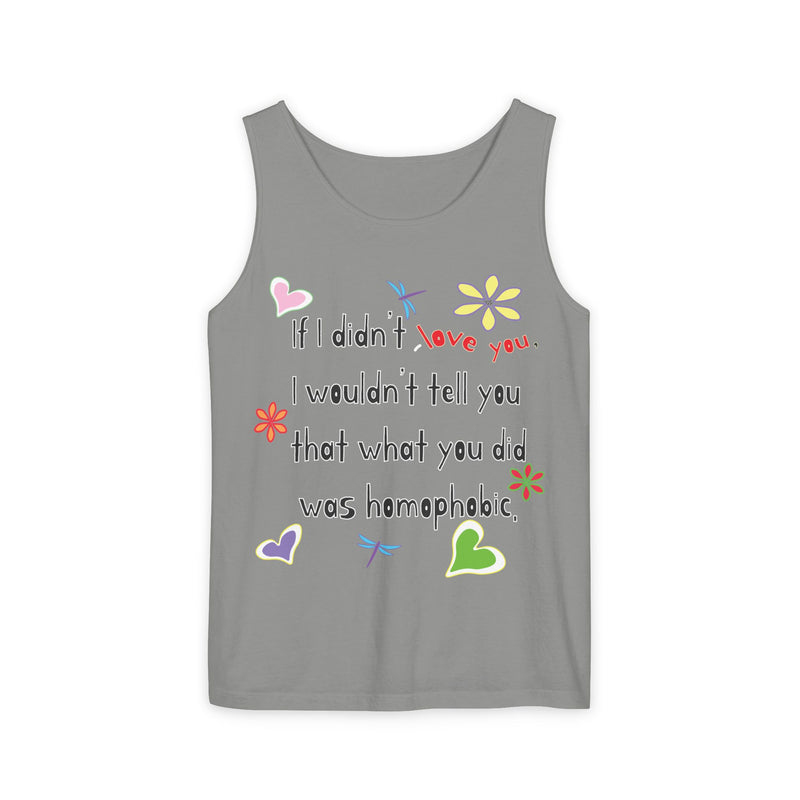 Love Wins (Anti-Homophobia) Tank Top | Queer Pride Apparel