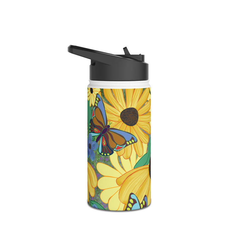 The Susans Party Stainless Steel Slender Water Bottle — Floral Insulated Bottle