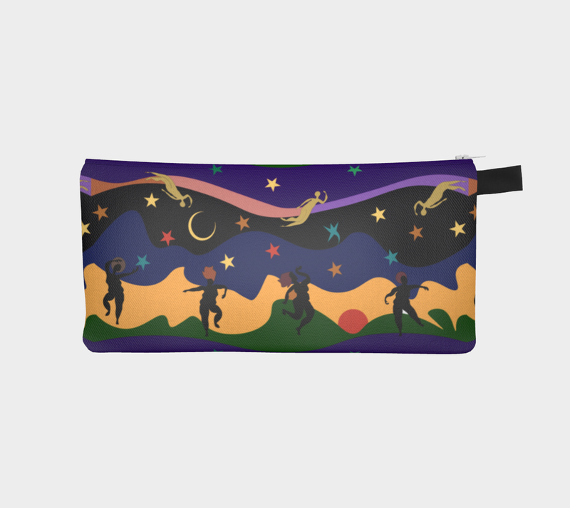 Autumn Dancers Pencil Case | Afrocentric Art & Black Joy