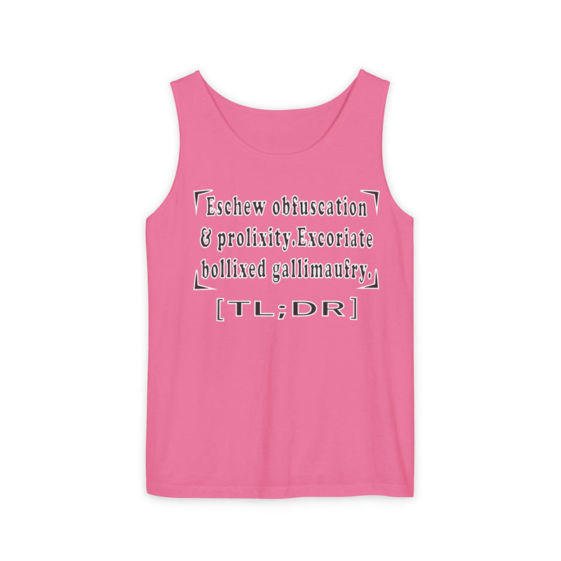 [TL;DR] Tank Top | Black Queer Affirmation