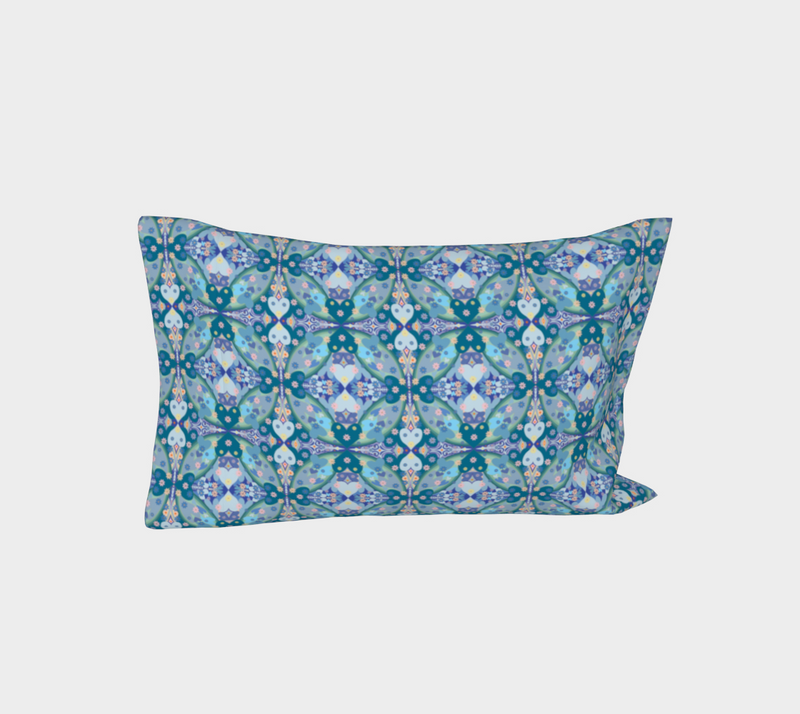 Once In A Blue Love Silk Pillow Sleeve