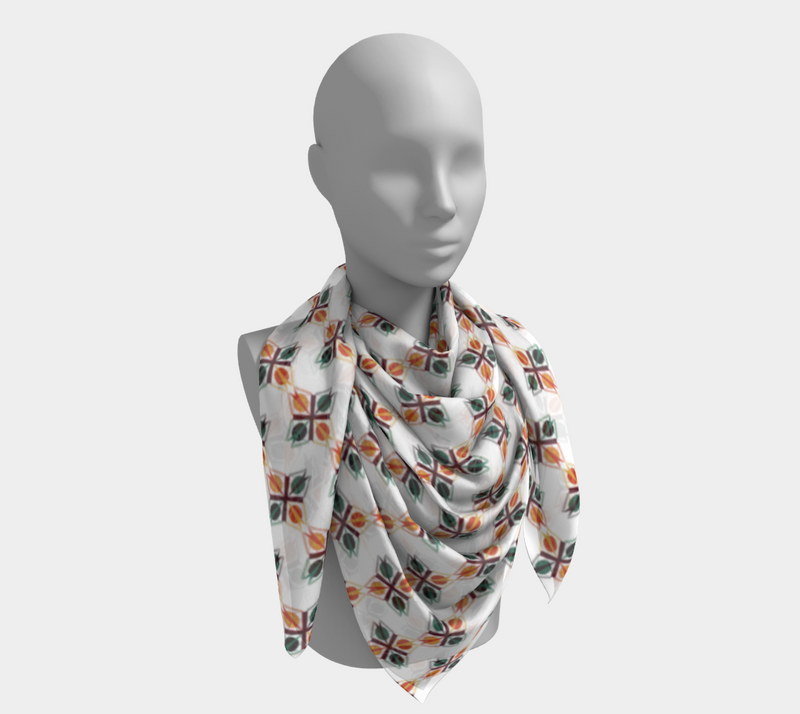 Nia Square Silk Scarf | Black Joy & Afrocentric Fashion