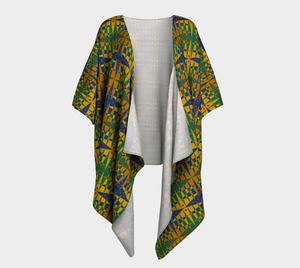 Pitti Pat To Market Draped Kimono | Black Joy Fashion