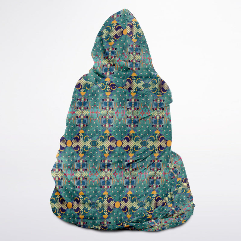 Aqua De Luna Hooded Blanket