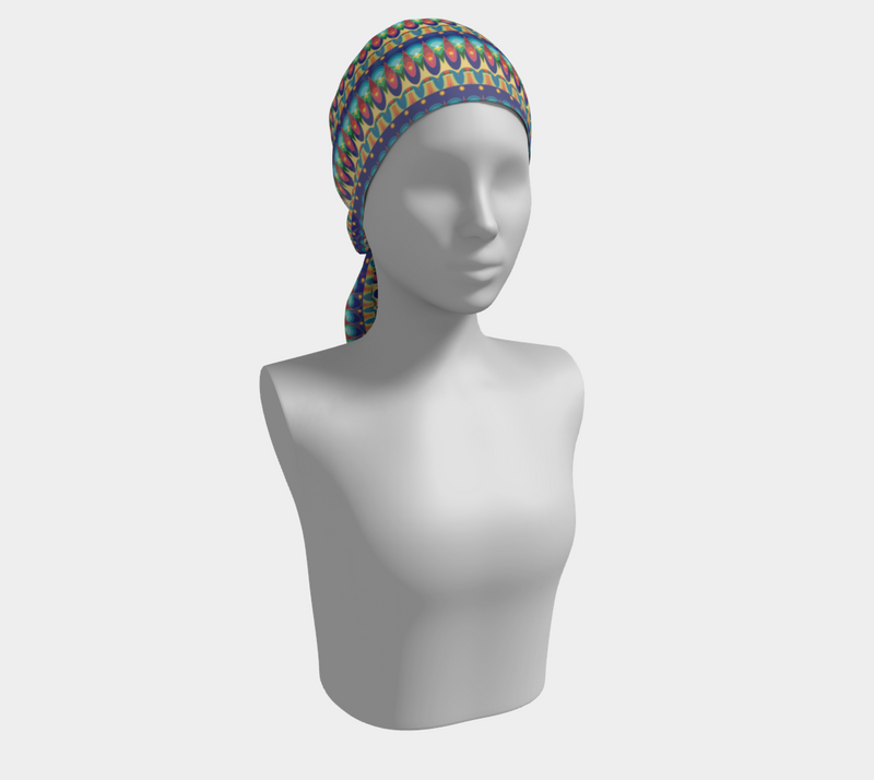 Our Sacred Temples Long Scarf | Afrocentric Pride