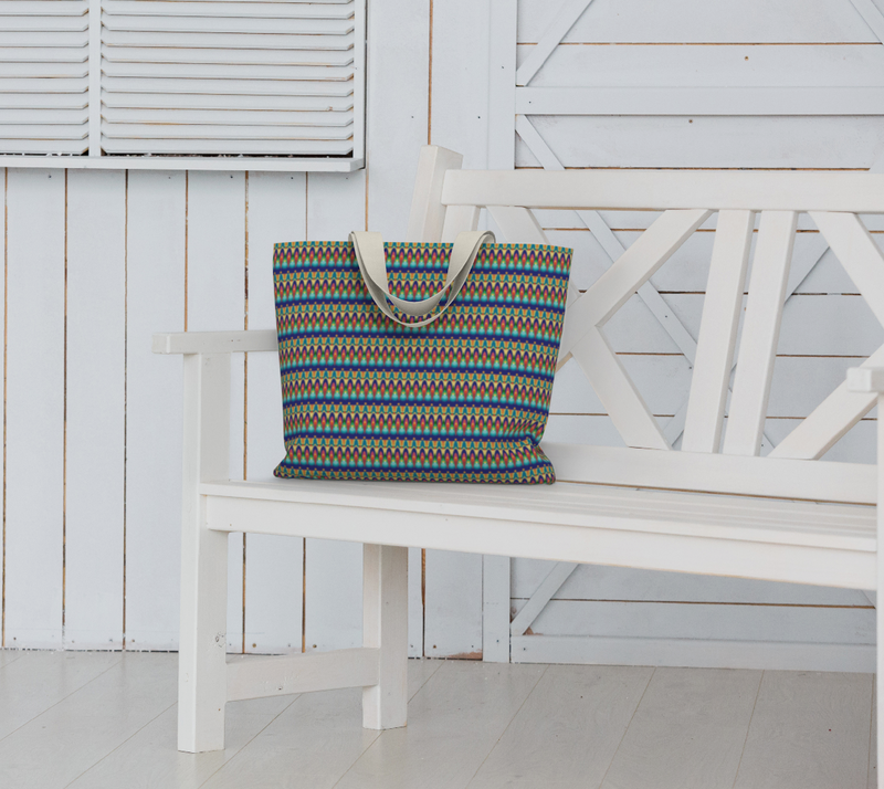 Our Sacred Temples Large Tote Bag | Afrocentric Spirituality