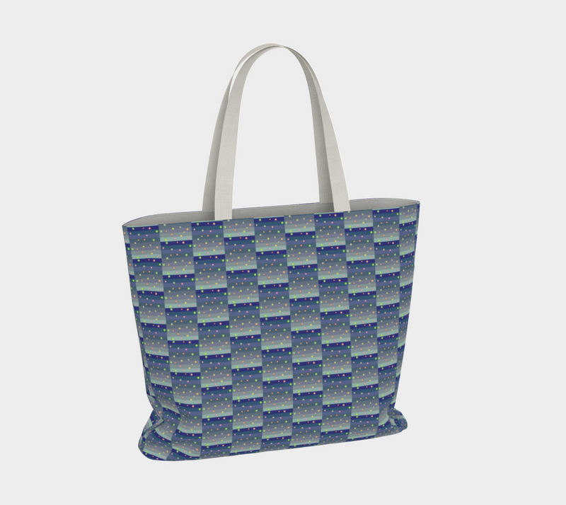 Winter Star Basket Large Tote Bag | Black Joy & Queer Art