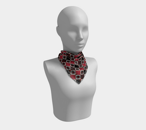 Garabato Pathways Square Silk Scarf | Afrocentric Fashion