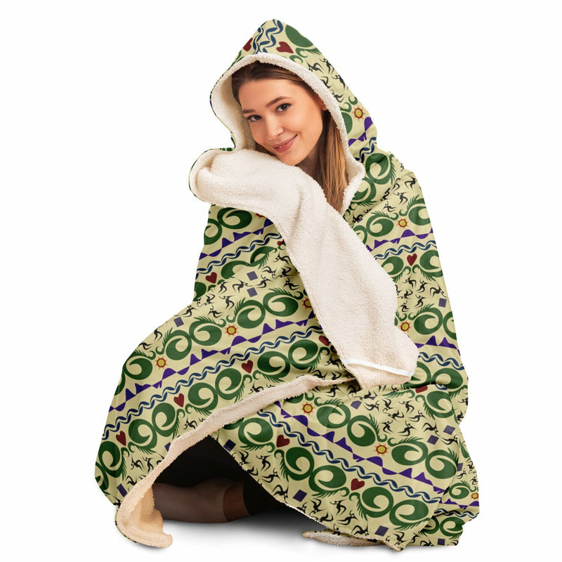 Cave Songs Hooded Blanket | Black Queer Art