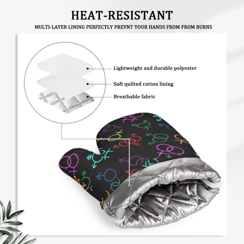 Come As You Are Silicone Oven Mitts
