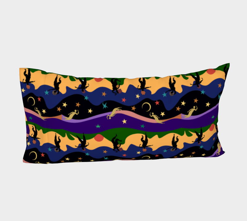 Autumn Dancers Silk Pillow Sleeve