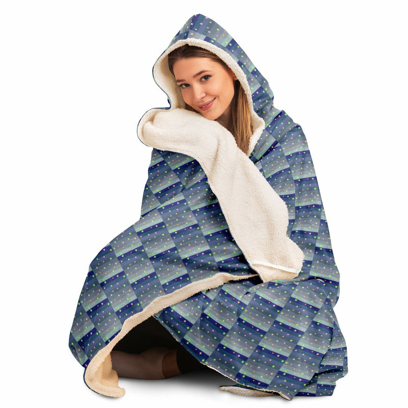 Winter Star Basket Hooded Blanket | Afrocentric Cozy Decor