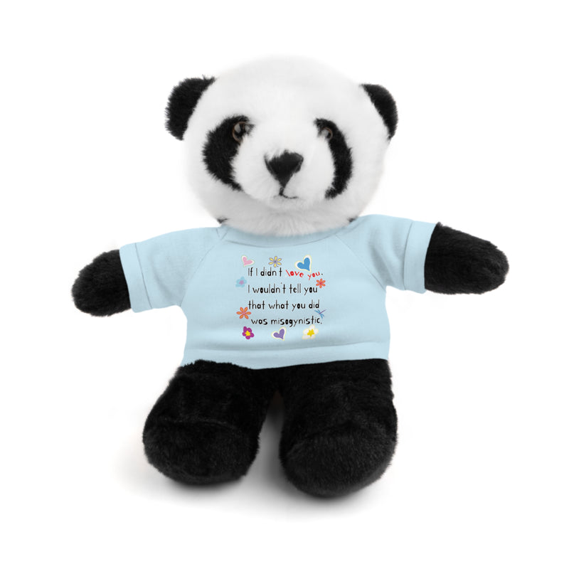 Love Wins (Anti-Misogyny) Stuffed Animal | Queer Affirming Gifts