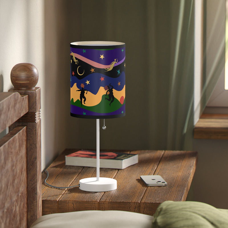 Autumn Dancers Table Lamp | Afrocentric Home Decor