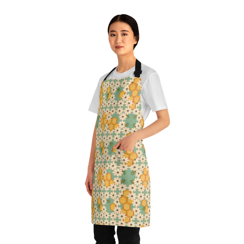Success's Sweet Sting  — Yellow Daisies Kitchen Apron